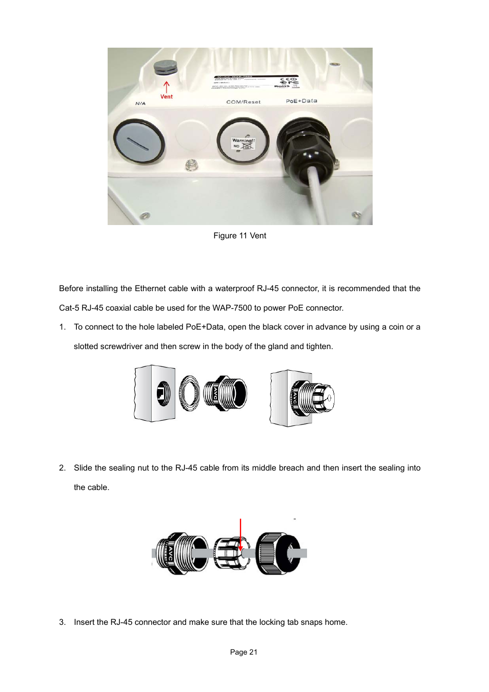 4 connect up | PLANET WAP-7500 User Manual | Page 21 / 82