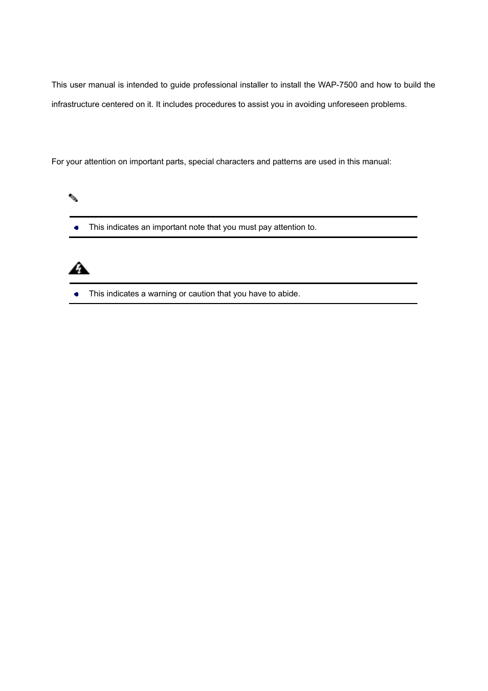 About this manual, Conventions | PLANET WAP-7500 User Manual | Page 4 / 82