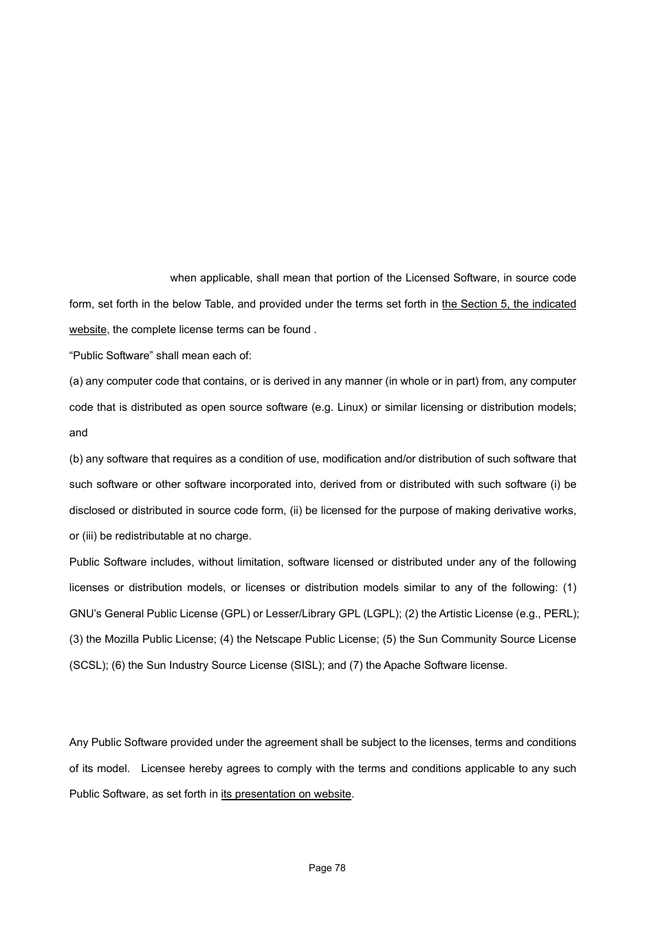 Appendix e. gpl declamation | PLANET WAP-7500 User Manual | Page 78 / 82