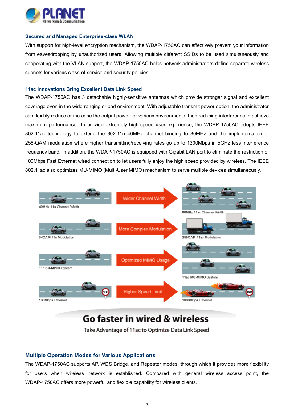 PLANET WDAP-1750AC User Manual | Page 11 / 91