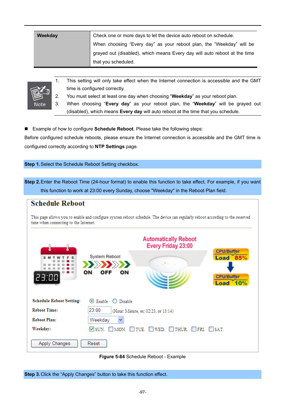 Igure, Chedule, Eboot | Xample | PLANET WDAP-C7200AC User Manual | Page 106 / 129