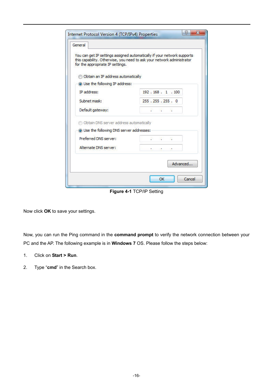Igure, Tcp/ip, Etting | PLANET WDAP-C7200AC User Manual | Page 25 / 129