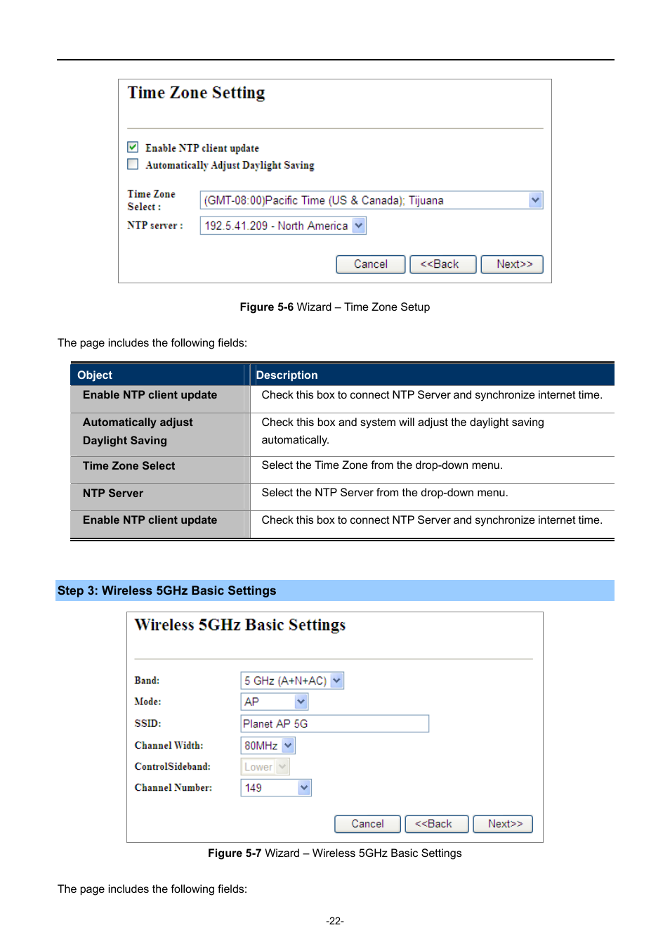 Igure, Izard, Etup | Ireless, Asic, Ettings | PLANET WDAP-C7200AC User Manual | Page 31 / 129