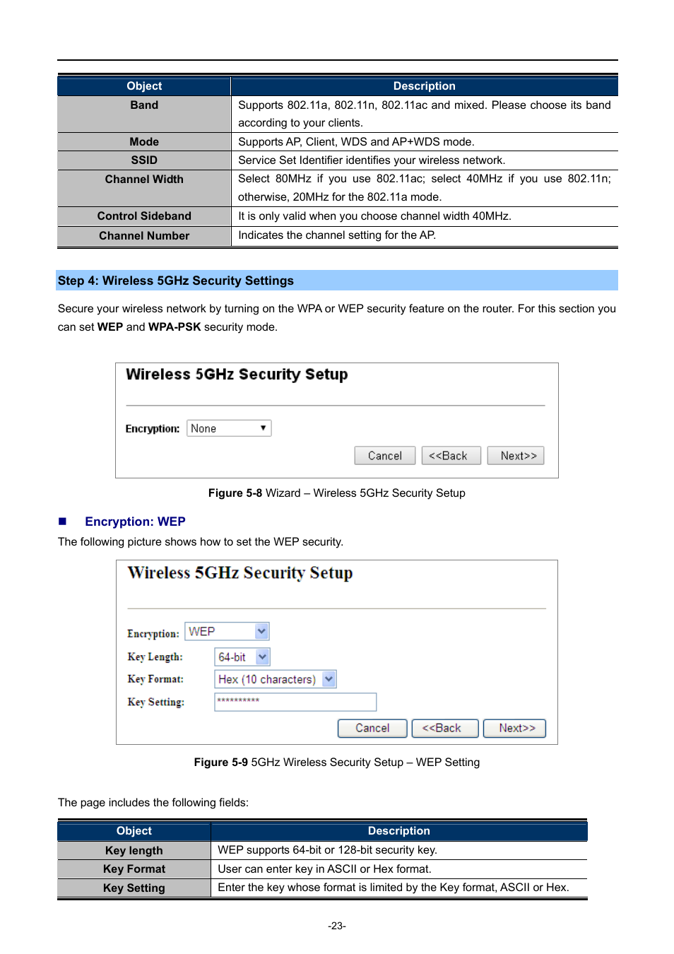 Igure, Izard, Ireless | Ecurity, Etup, Etting | PLANET WDAP-C7200AC User Manual | Page 32 / 129