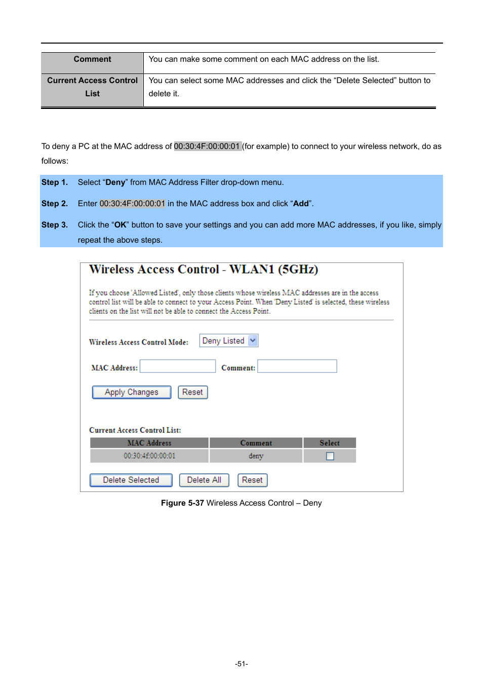 Igure, Ireless, Ccess | Ontrol | PLANET WDAP-C7200AC User Manual | Page 60 / 129