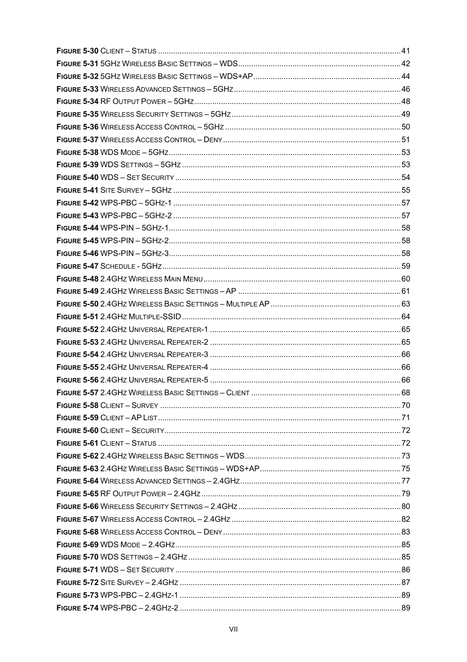 PLANET WDAP-C7200AC User Manual | Page 8 / 129