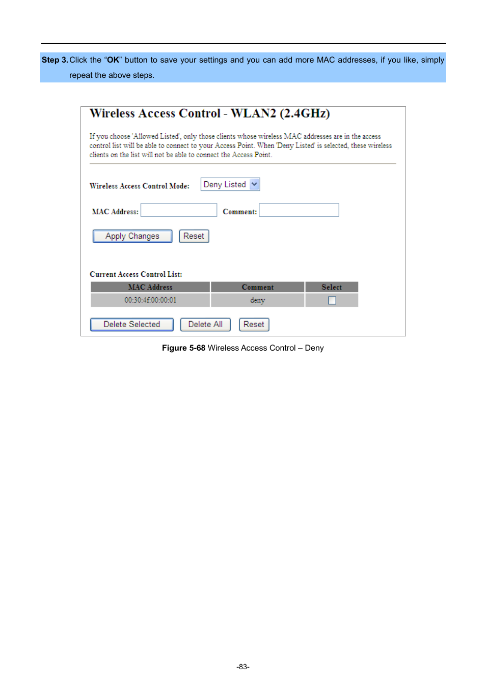 Igure, Ireless, Ccess | Ontrol | PLANET WDAP-C7200AC User Manual | Page 92 / 129