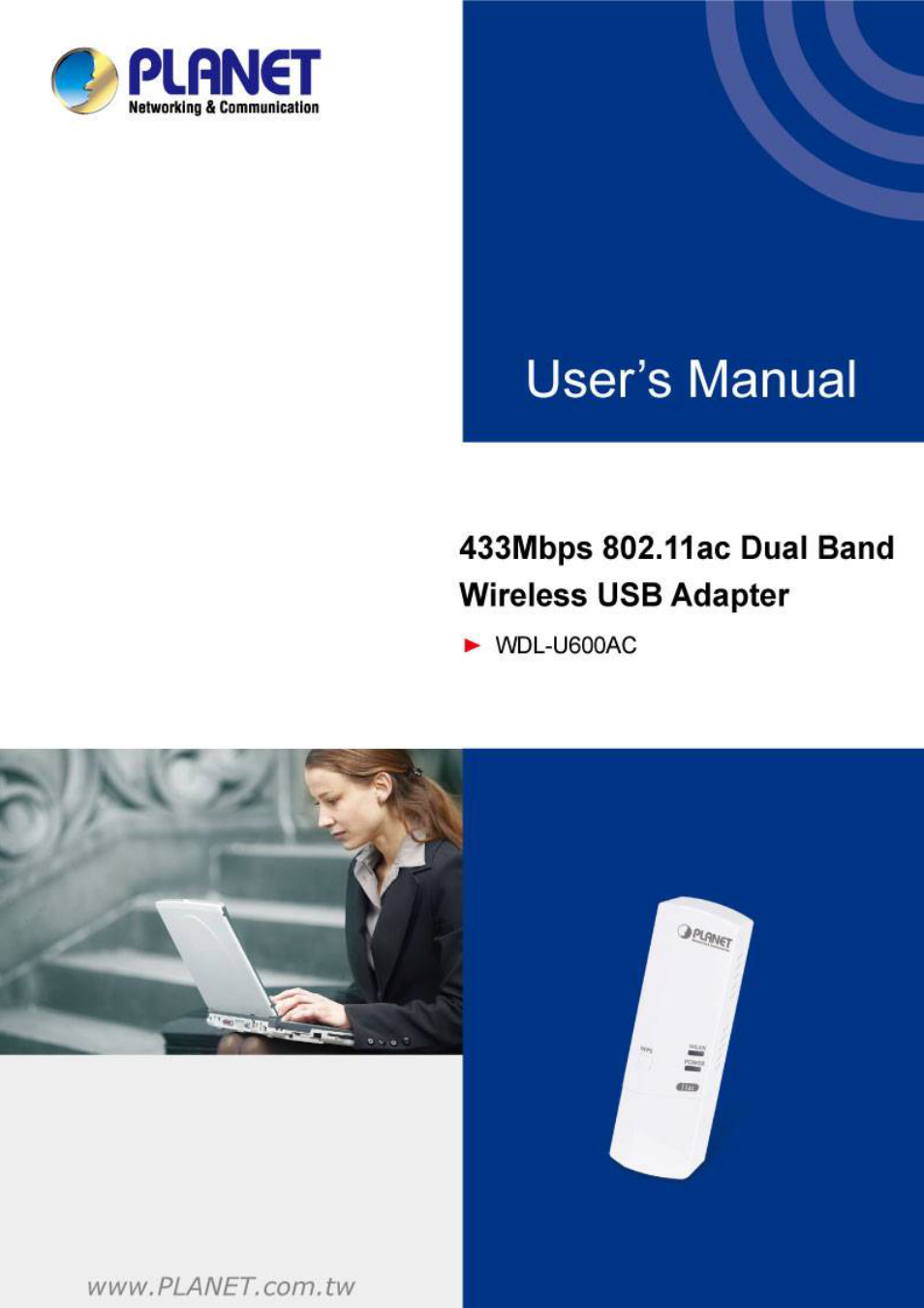 PLANET WDL-U600AC User Manual | 64 pages