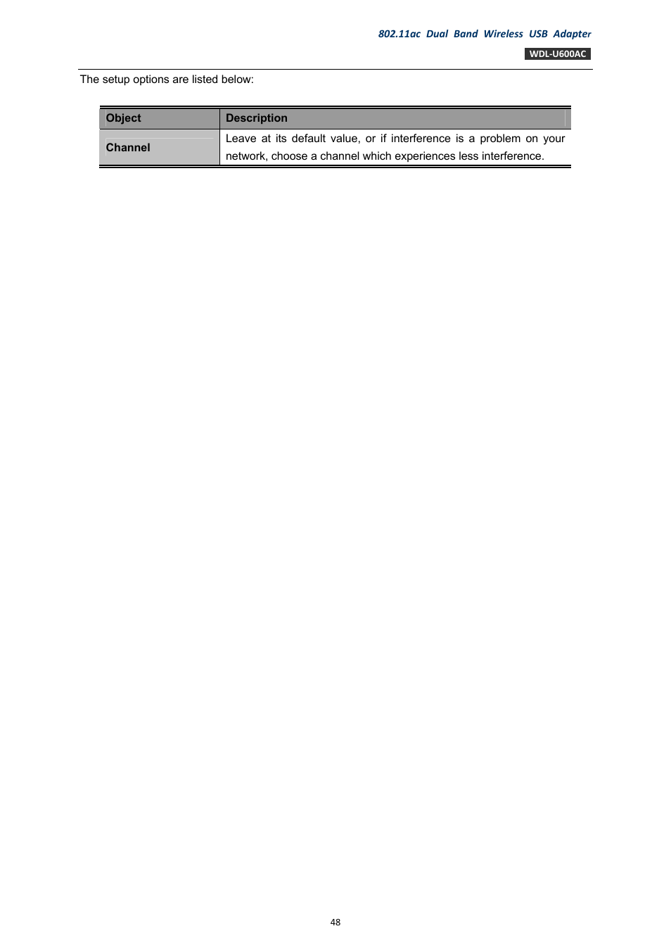 PLANET WDL-U600AC User Manual | Page 48 / 64