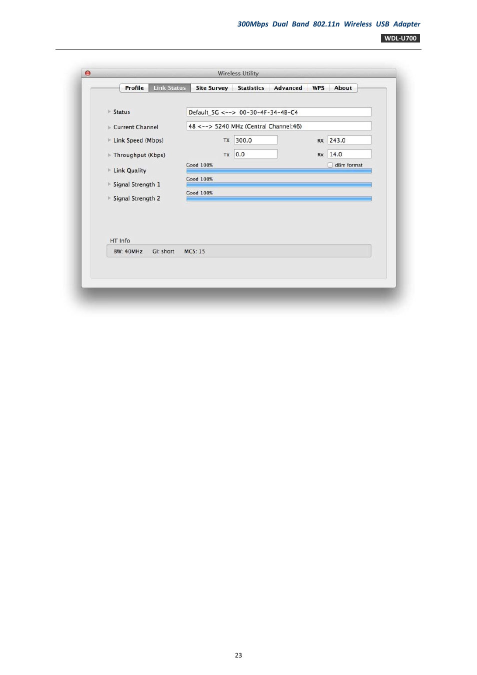 PLANET WDL-U700 User Manual | Page 23 / 67