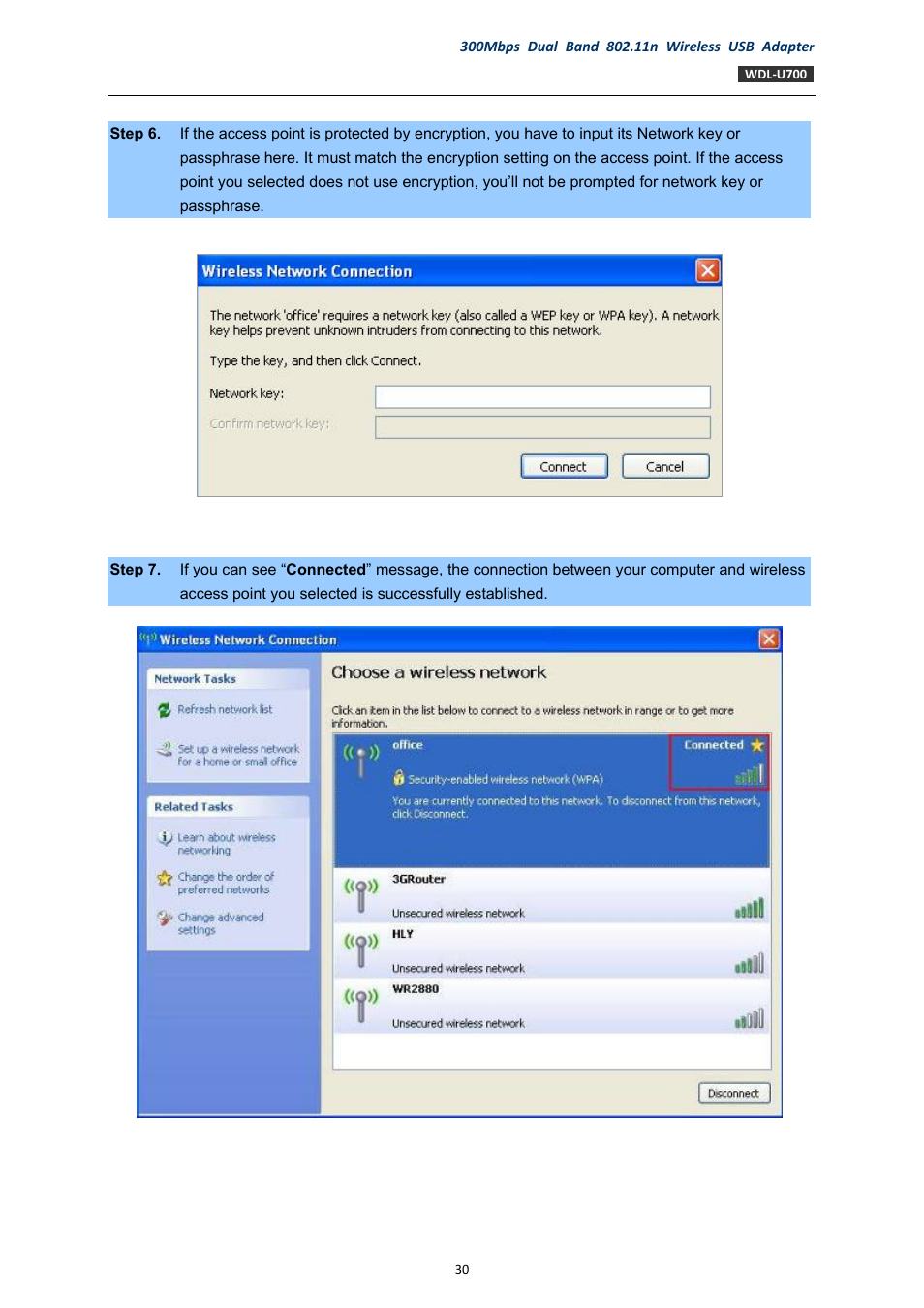 PLANET WDL-U700 User Manual | Page 30 / 67