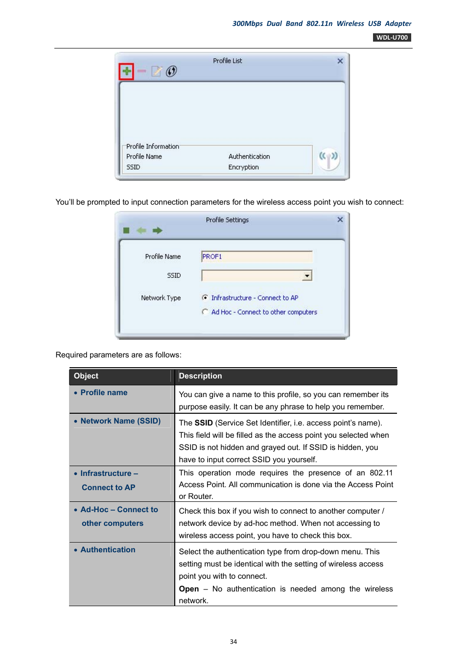 PLANET WDL-U700 User Manual | Page 34 / 67