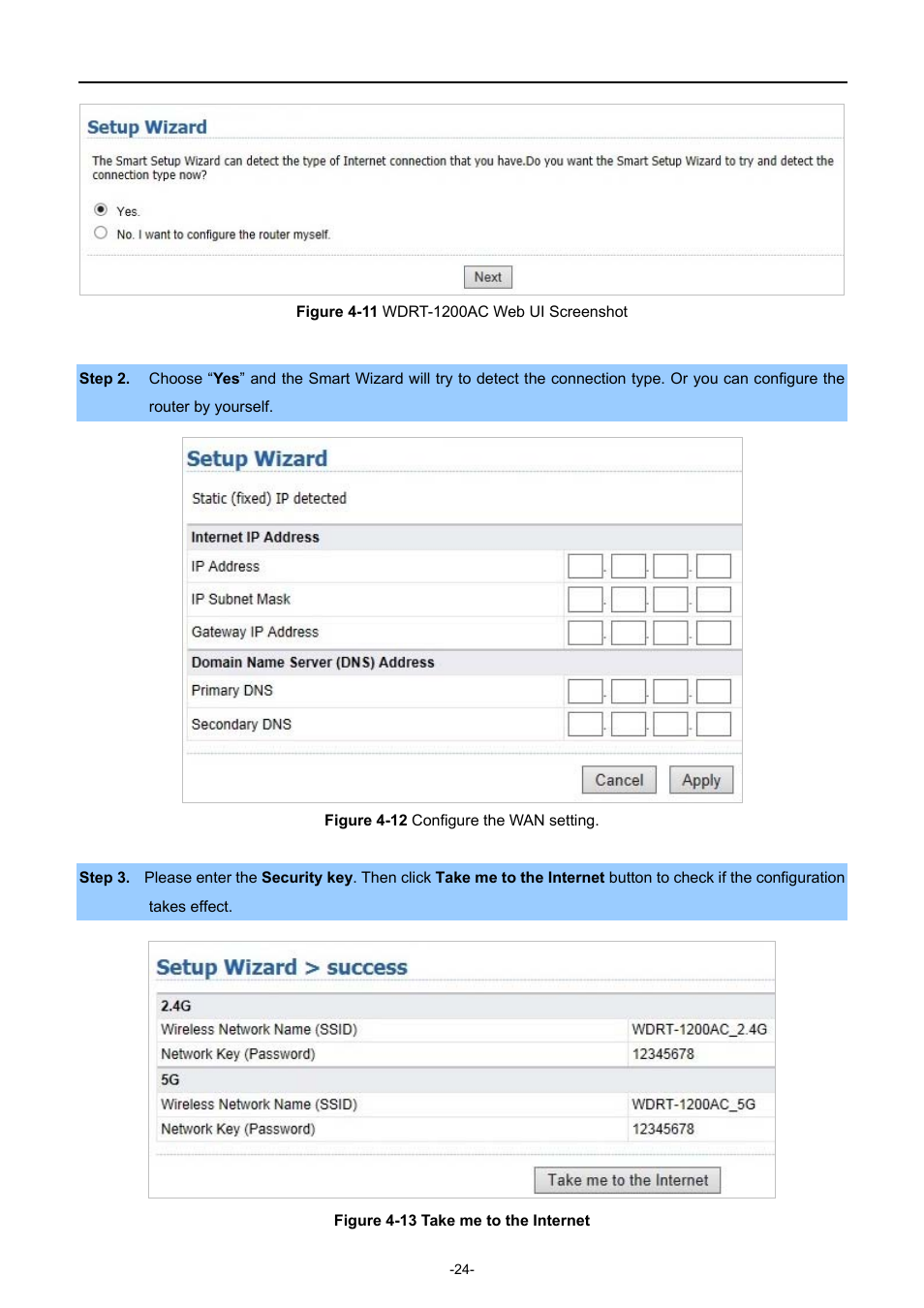 PLANET WDRT-1200AC User Manual | Page 30 / 106