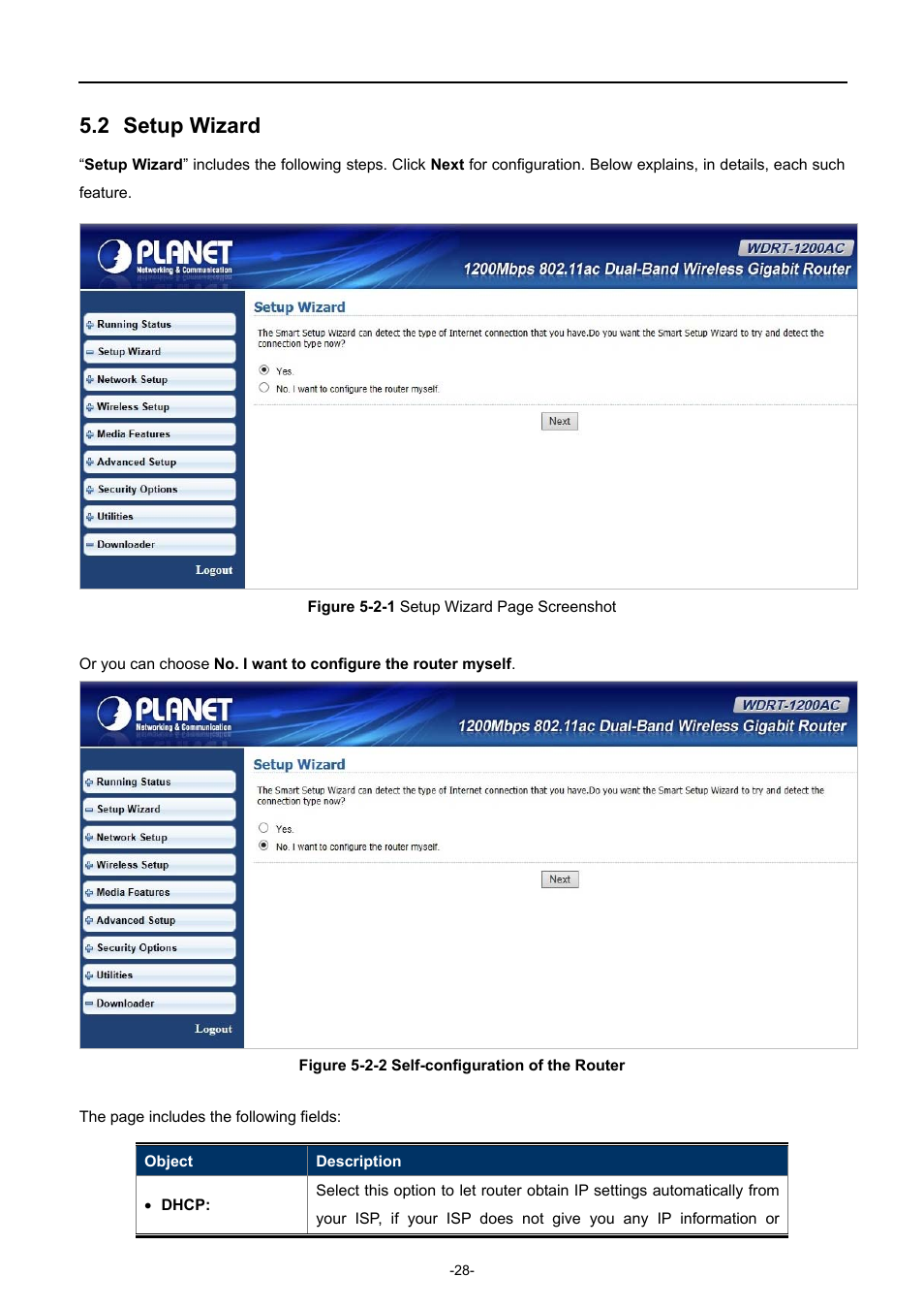 2 setup wizard, Setup wizard | PLANET WDRT-1200AC User Manual | Page 34 / 106