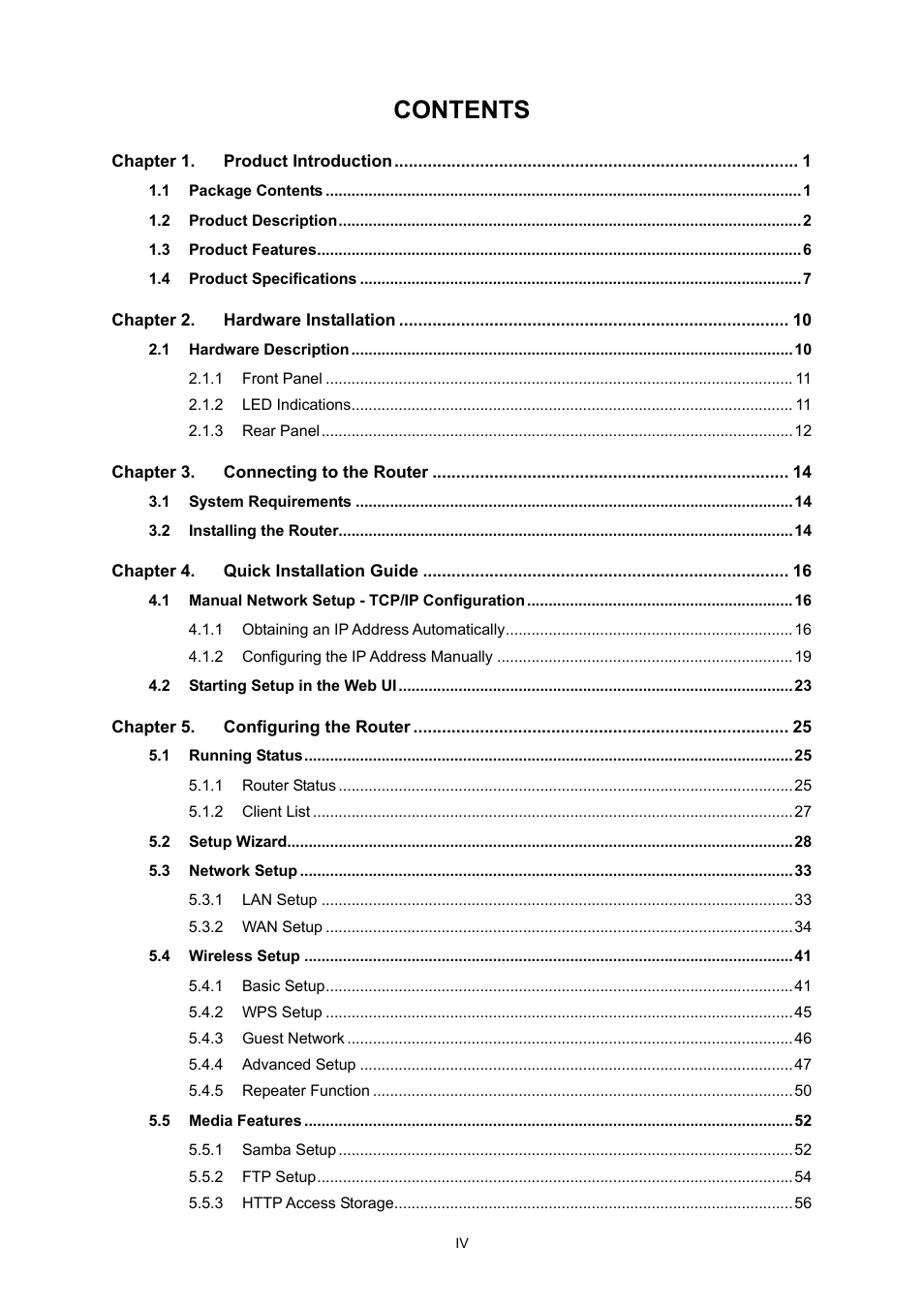 PLANET WDRT-1200AC User Manual | Page 5 / 106