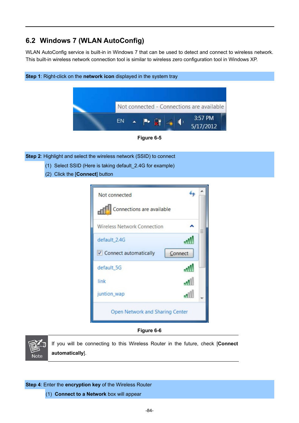 2 windows 7 (wlan autoconfig), Windows 7 (wlan autoconfig) | PLANET WDRT-1200AC User Manual | Page 90 / 106