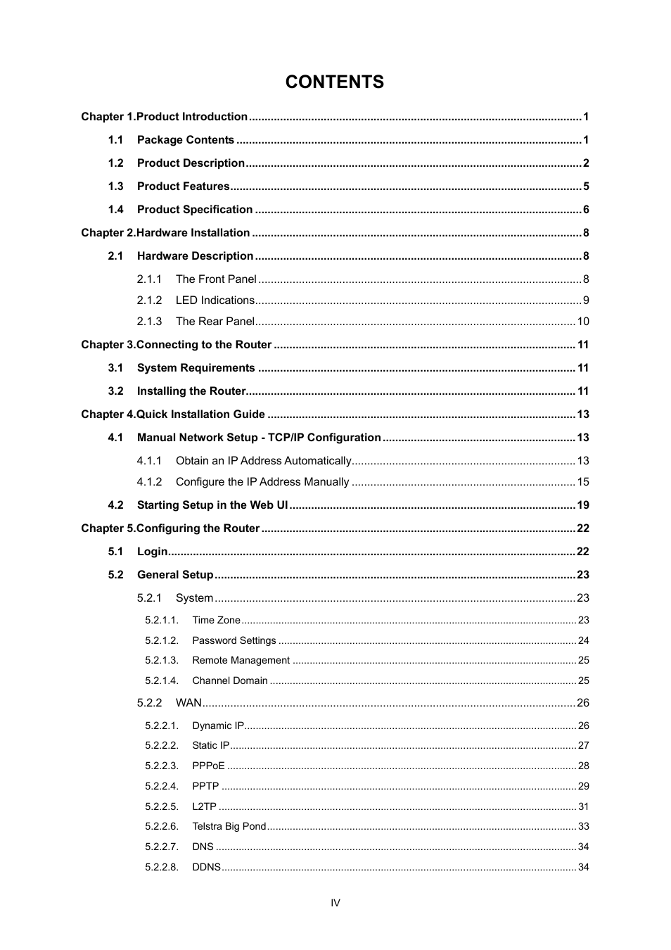 PLANET WDRT-730 User Manual | Page 5 / 105