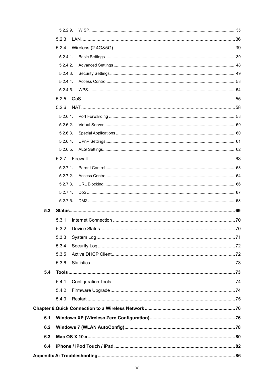 PLANET WDRT-730 User Manual | Page 6 / 105