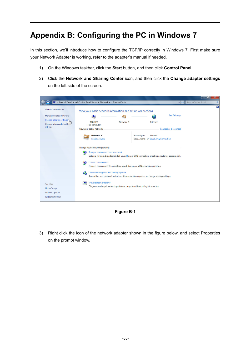 Appendix b: configuring the pc in windows 7 | PLANET WDRT-730 User Manual | Page 95 / 105