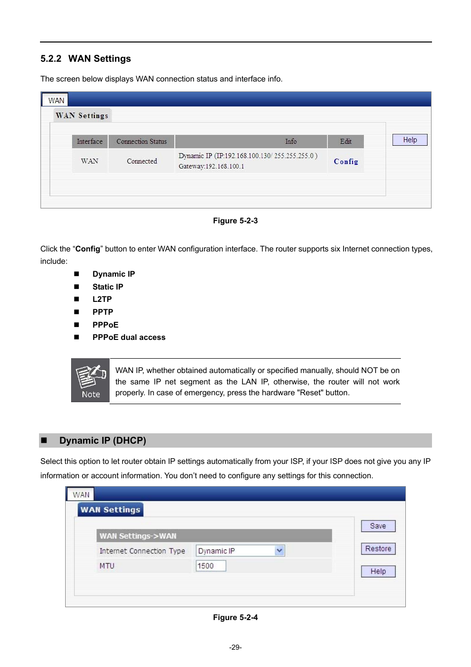 2 wan settings, Wan settings | PLANET WDRT-731U User Manual | Page 35 / 133