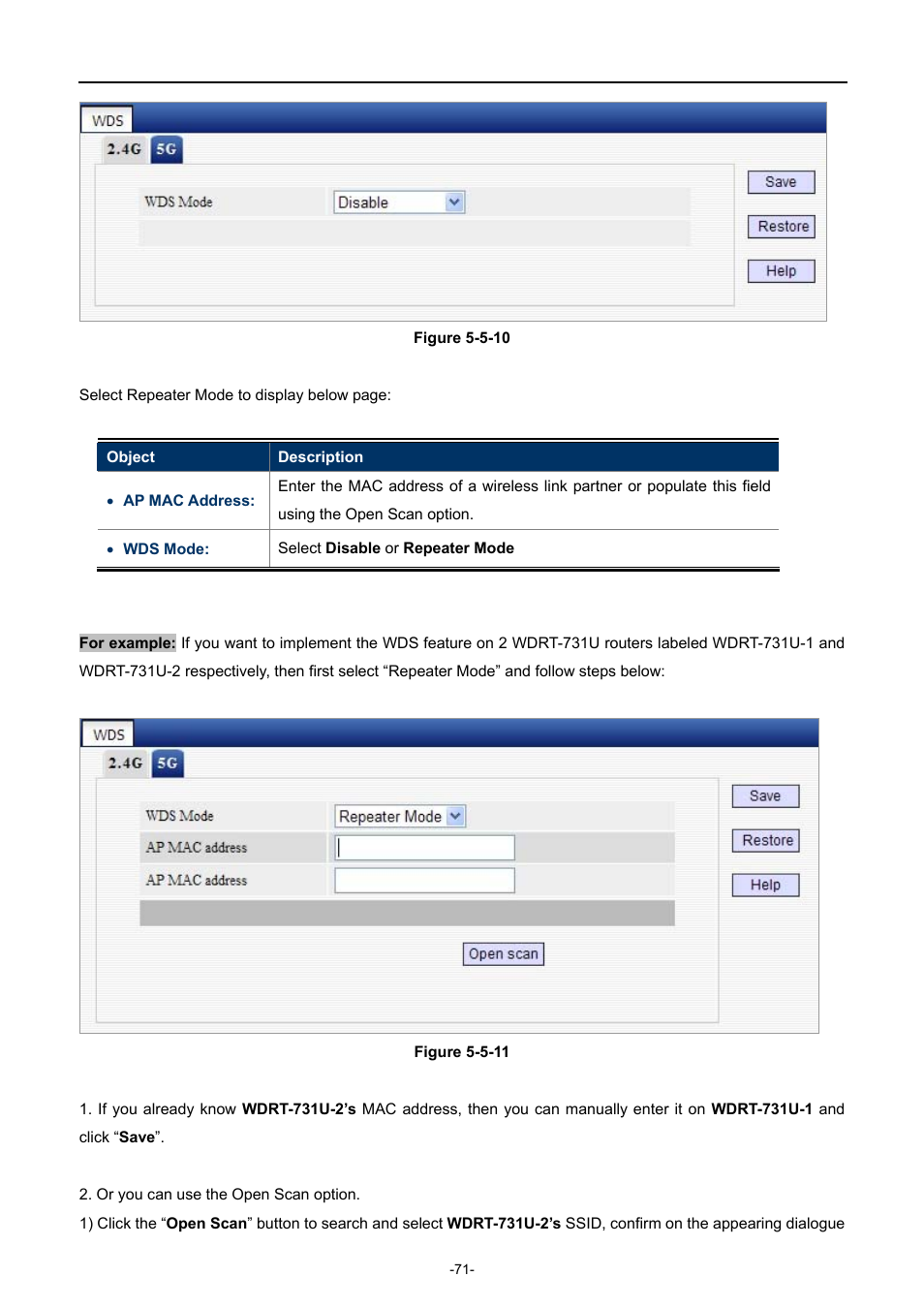 PLANET WDRT-731U User Manual | Page 77 / 133