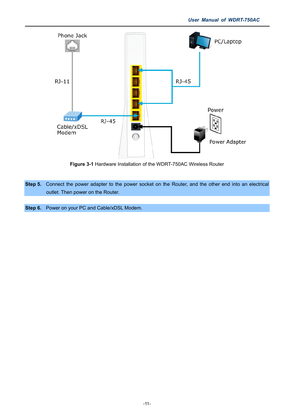 PLANET WDRT-750AC User Manual | Page 17 / 90