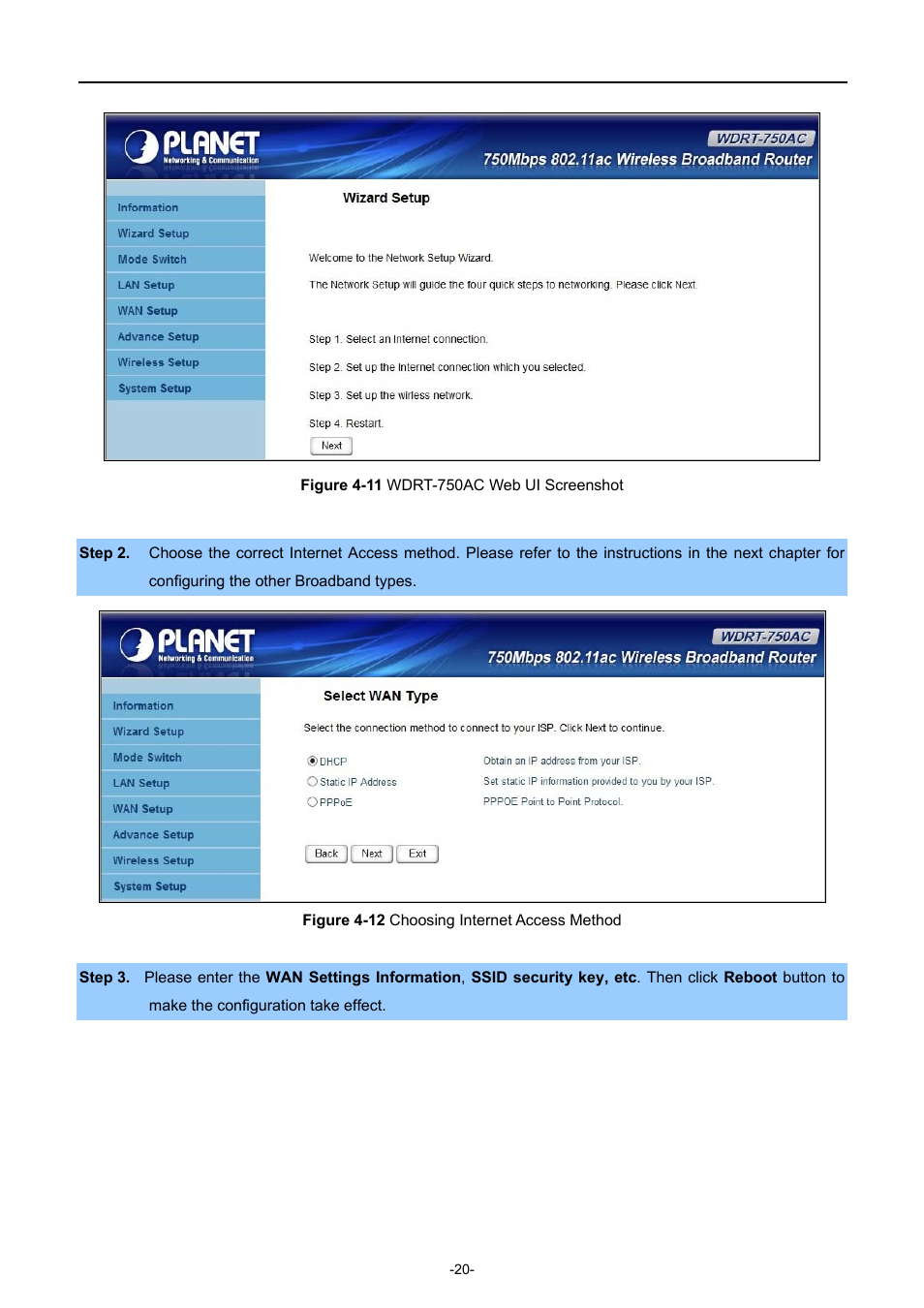 PLANET WDRT-750AC User Manual | Page 26 / 90