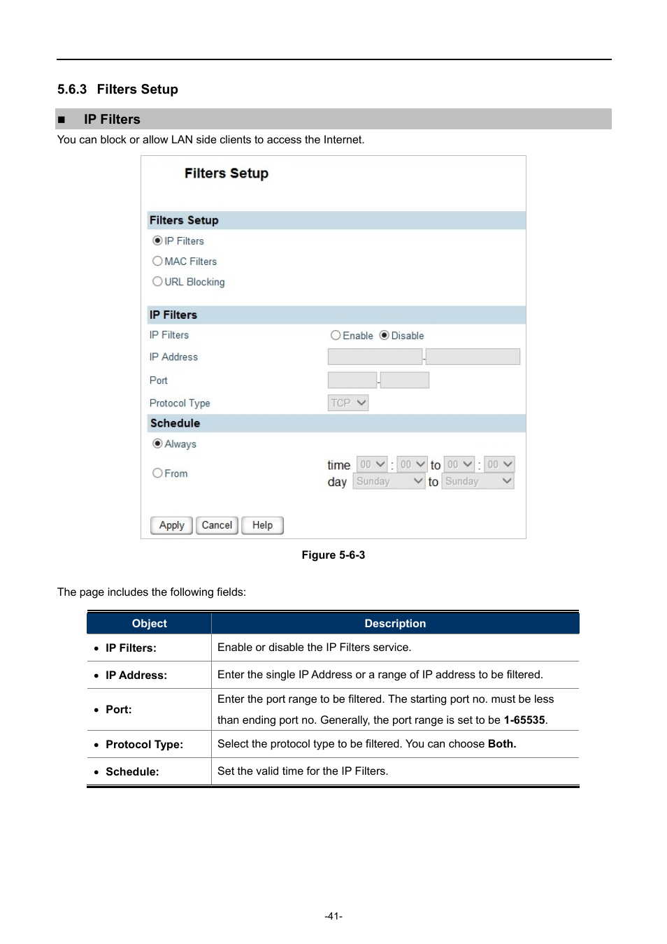 3 filters setup, Filters setup | PLANET WDRT-750AC User Manual | Page 47 / 90