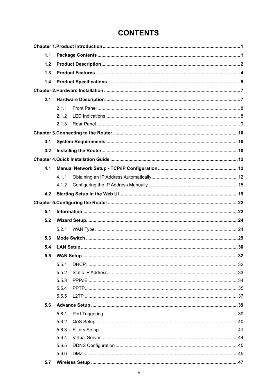 PLANET WDRT-750AC User Manual | Page 5 / 90