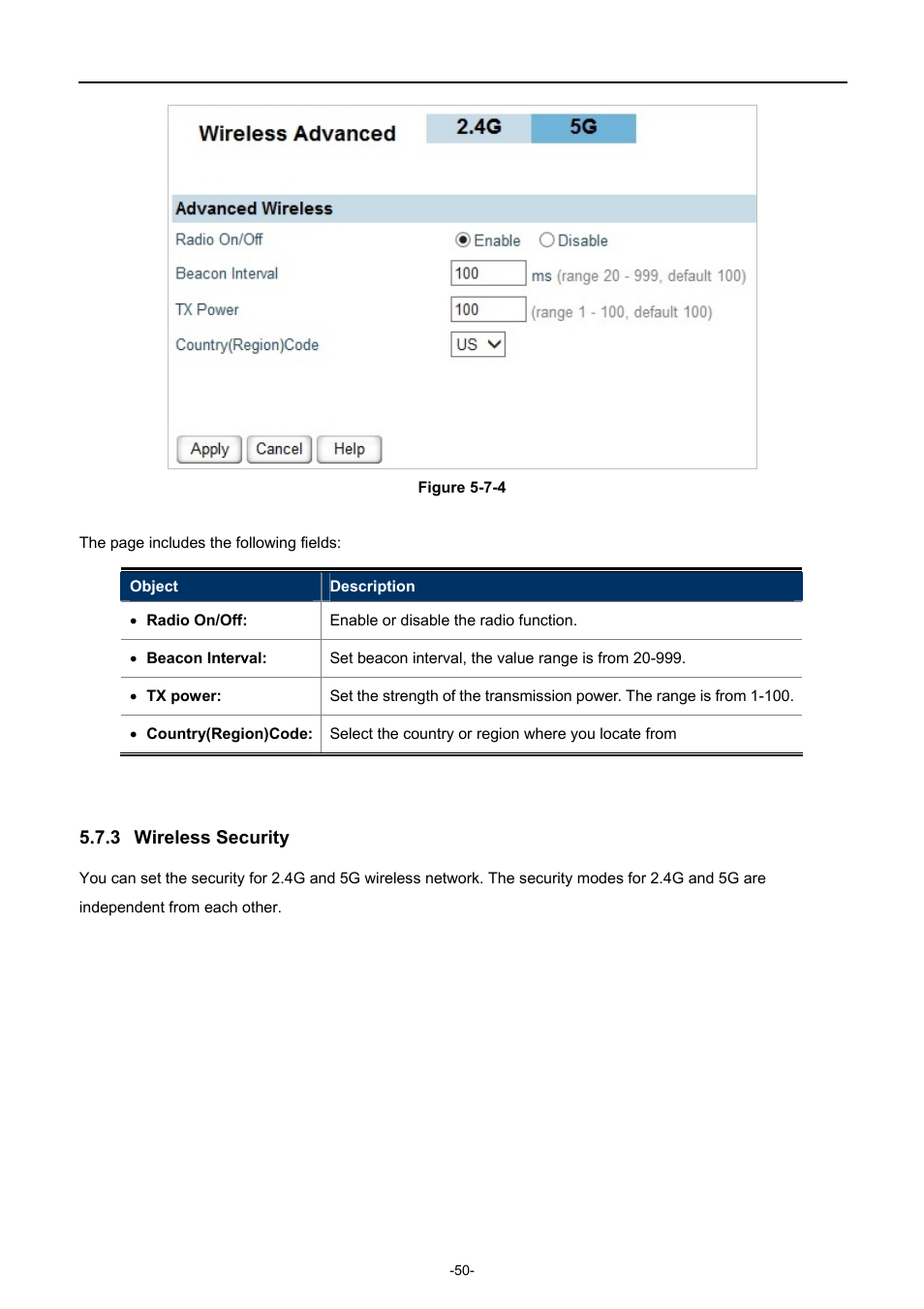 3 wireless security, Wireless security | PLANET WDRT-750AC User Manual | Page 56 / 90
