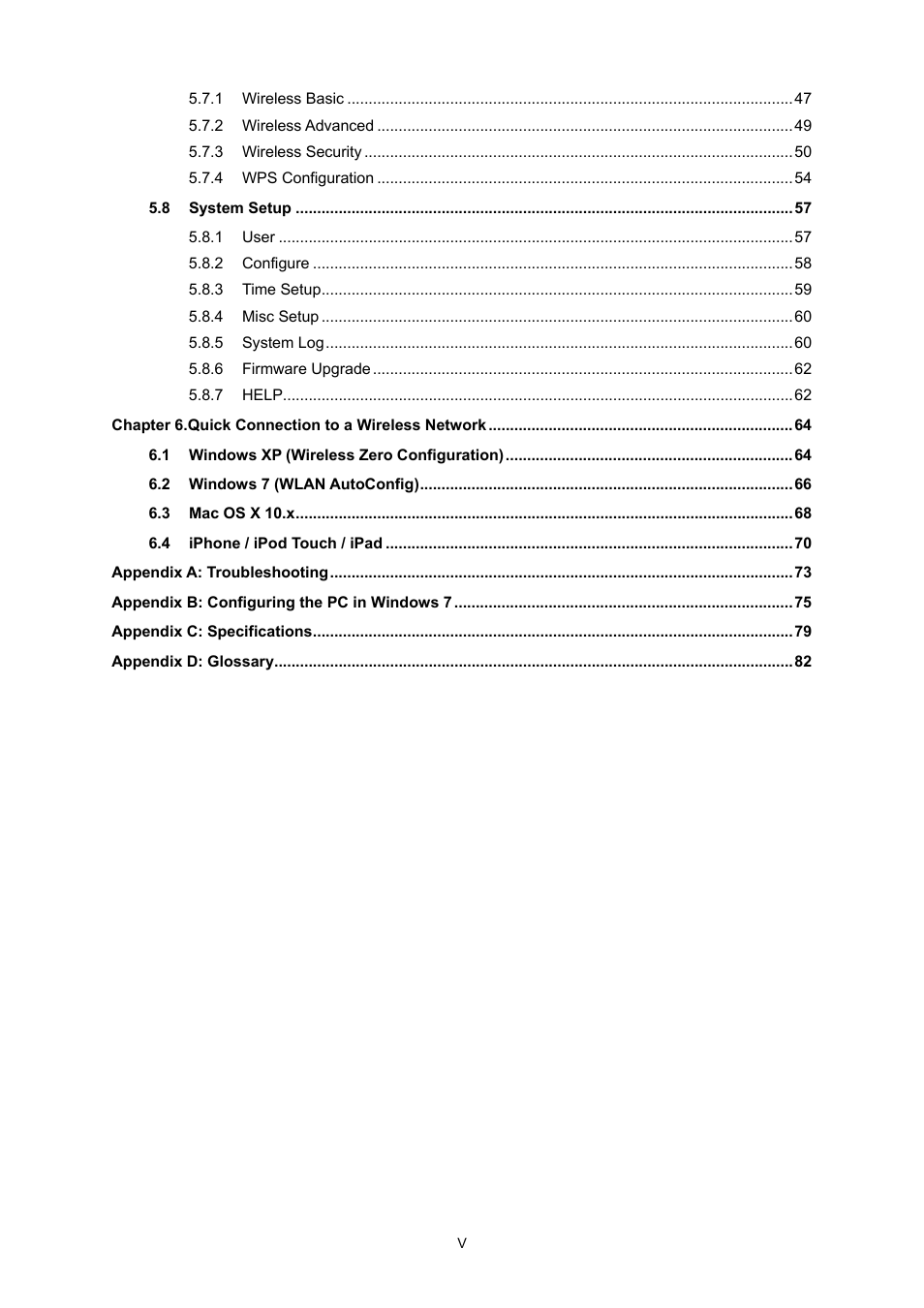 PLANET WDRT-750AC User Manual | Page 6 / 90
