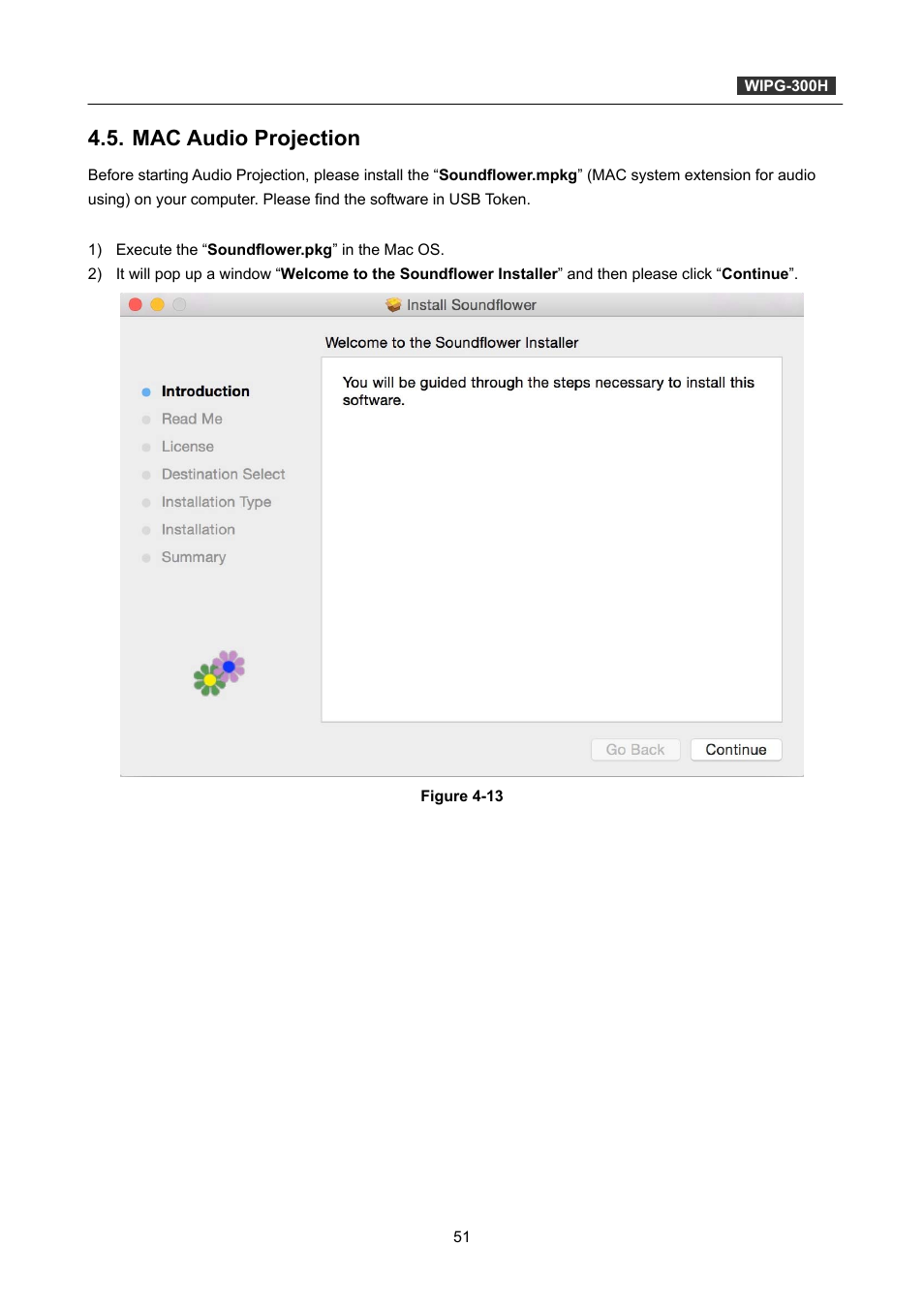 Mac audio projection | PLANET WIPG-300H User Manual | Page 51 / 77