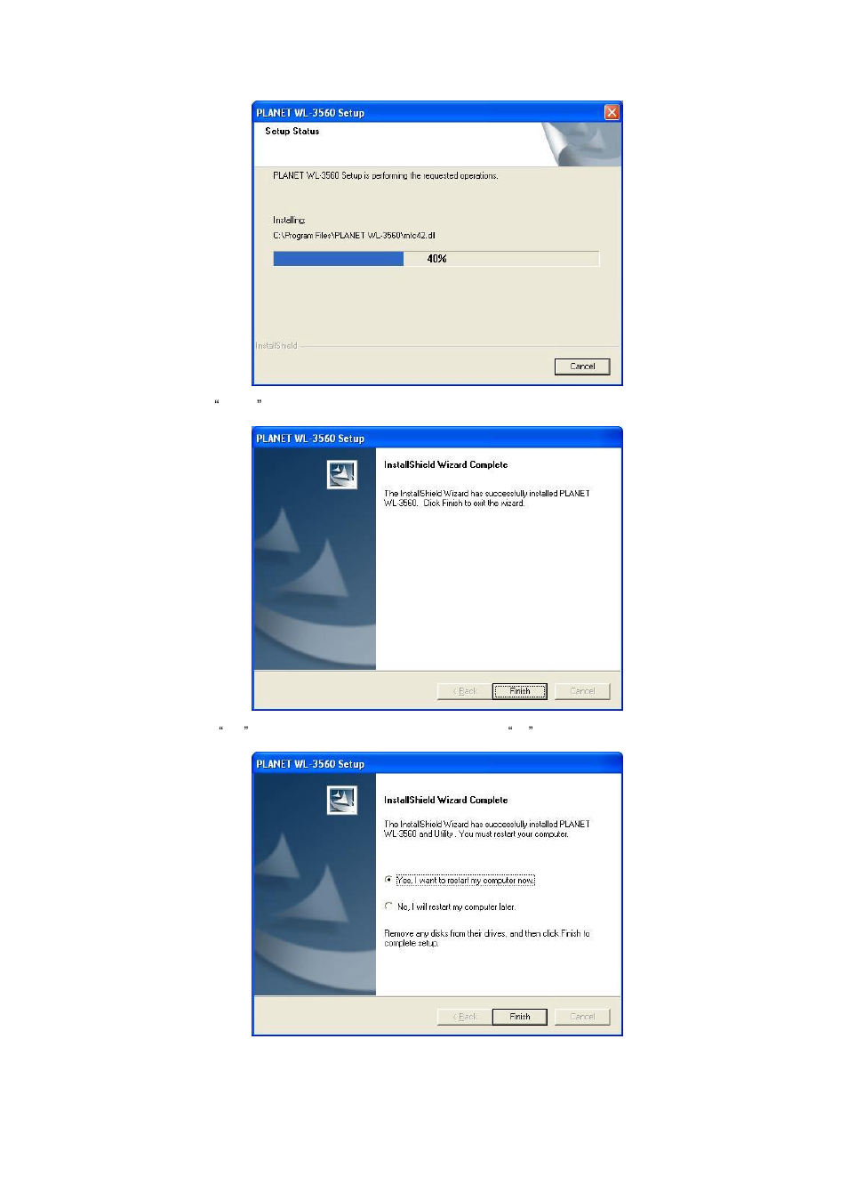 PLANET WL-3560 User Manual | Page 11 / 23