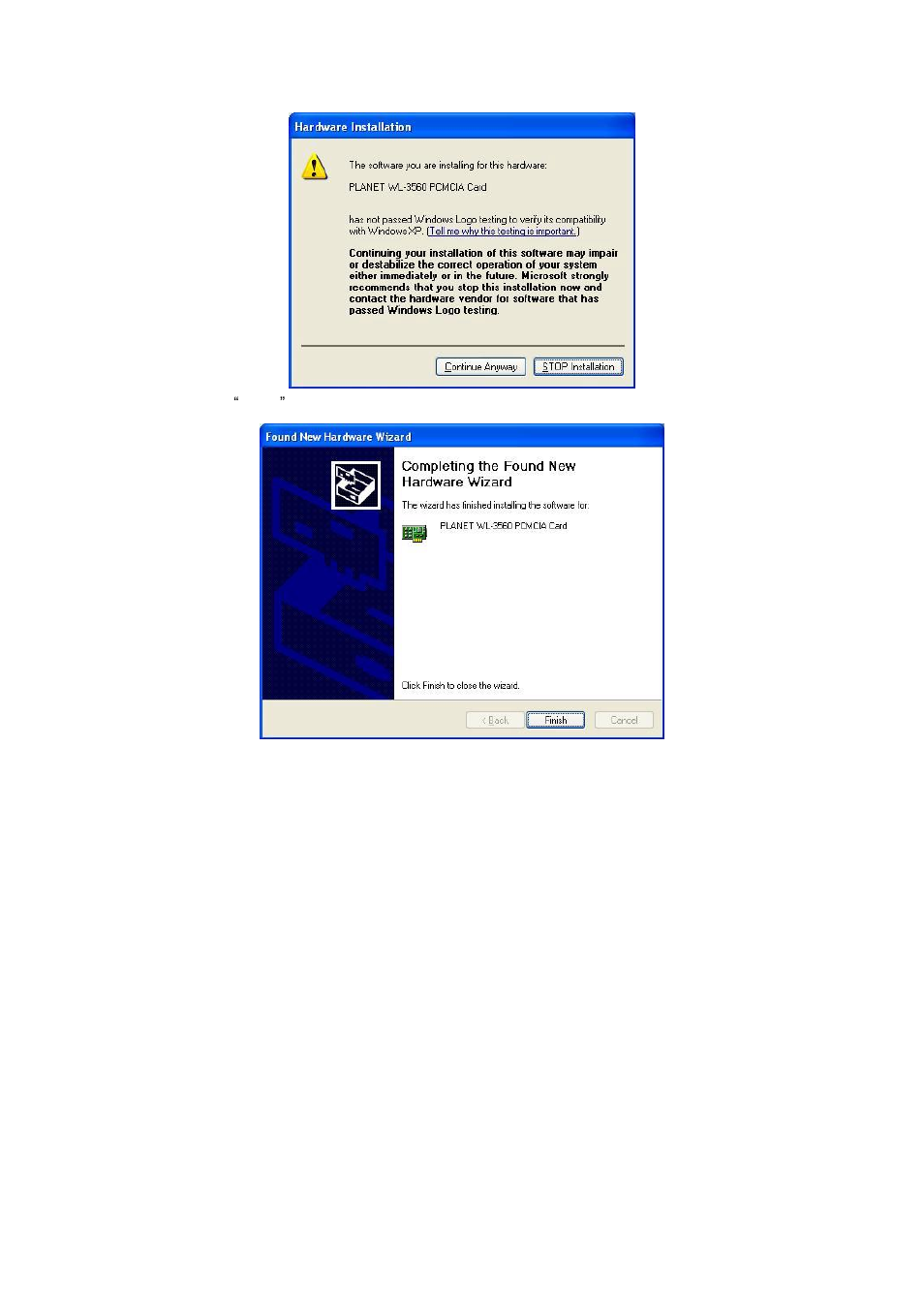 PLANET WL-3560 User Manual | Page 13 / 23
