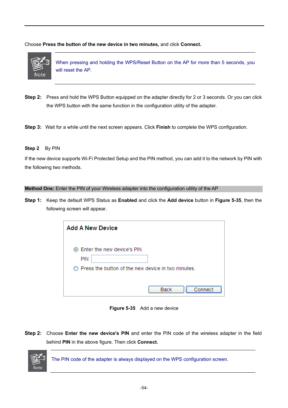 Igure, Dd a new device | PLANET WNAP-1110 User Manual | Page 54 / 112