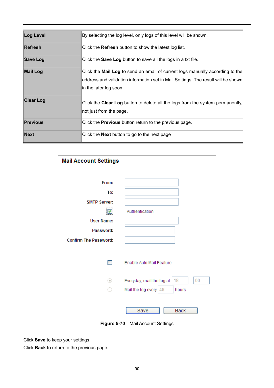 Igure, Ccount, Ettings | PLANET WNAP-1110 User Manual | Page 90 / 112