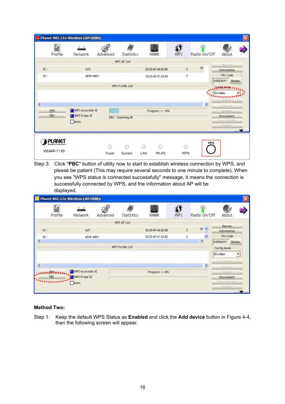 PLANET WNAP-1110 User Manual | Page 22 / 70