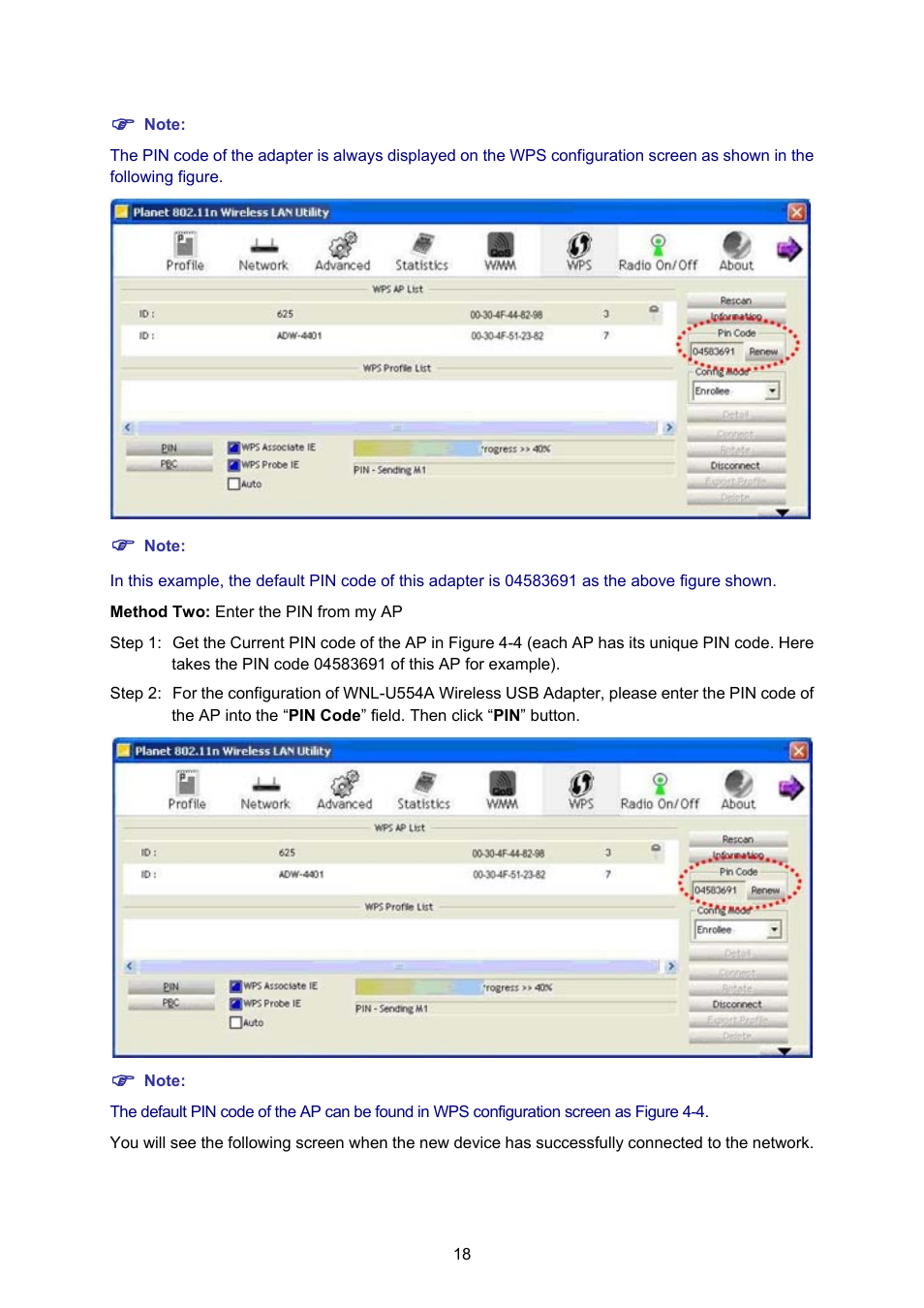 PLANET WNAP-1110 User Manual | Page 24 / 70