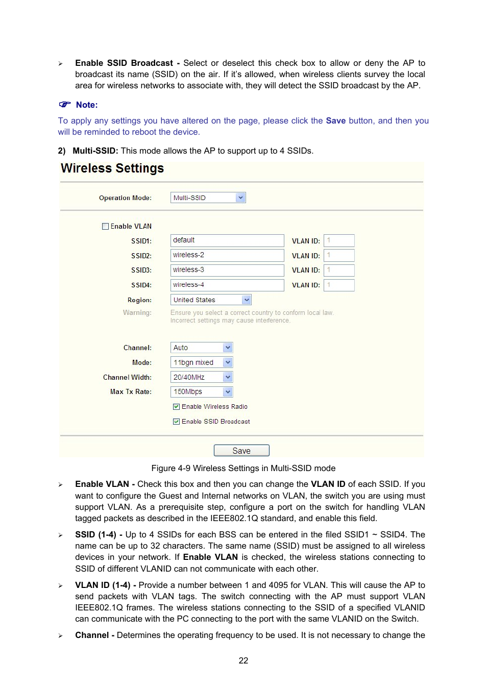PLANET WNAP-1110 User Manual | Page 28 / 70