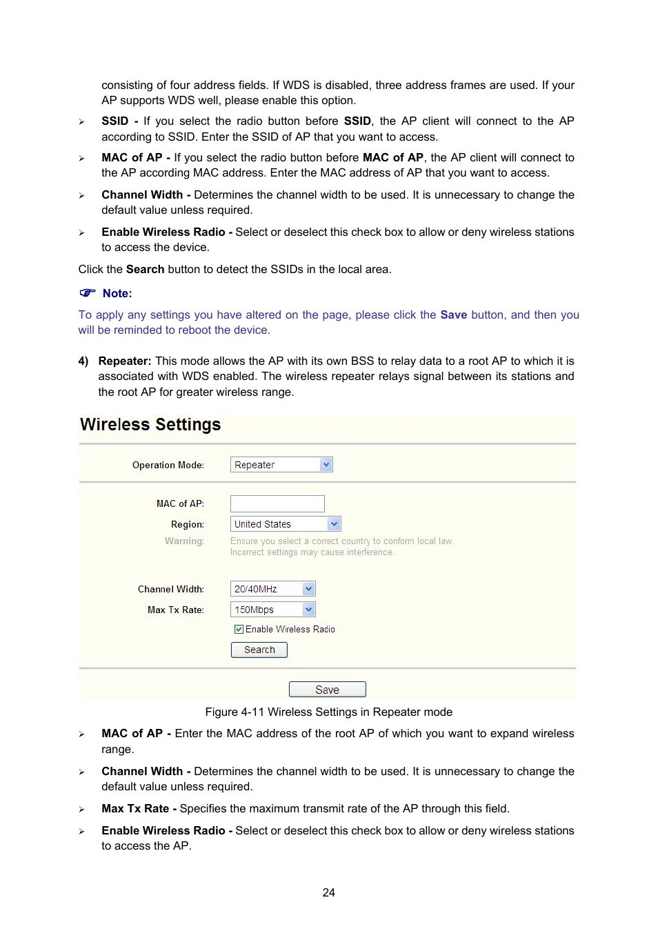 PLANET WNAP-1110 User Manual | Page 30 / 70