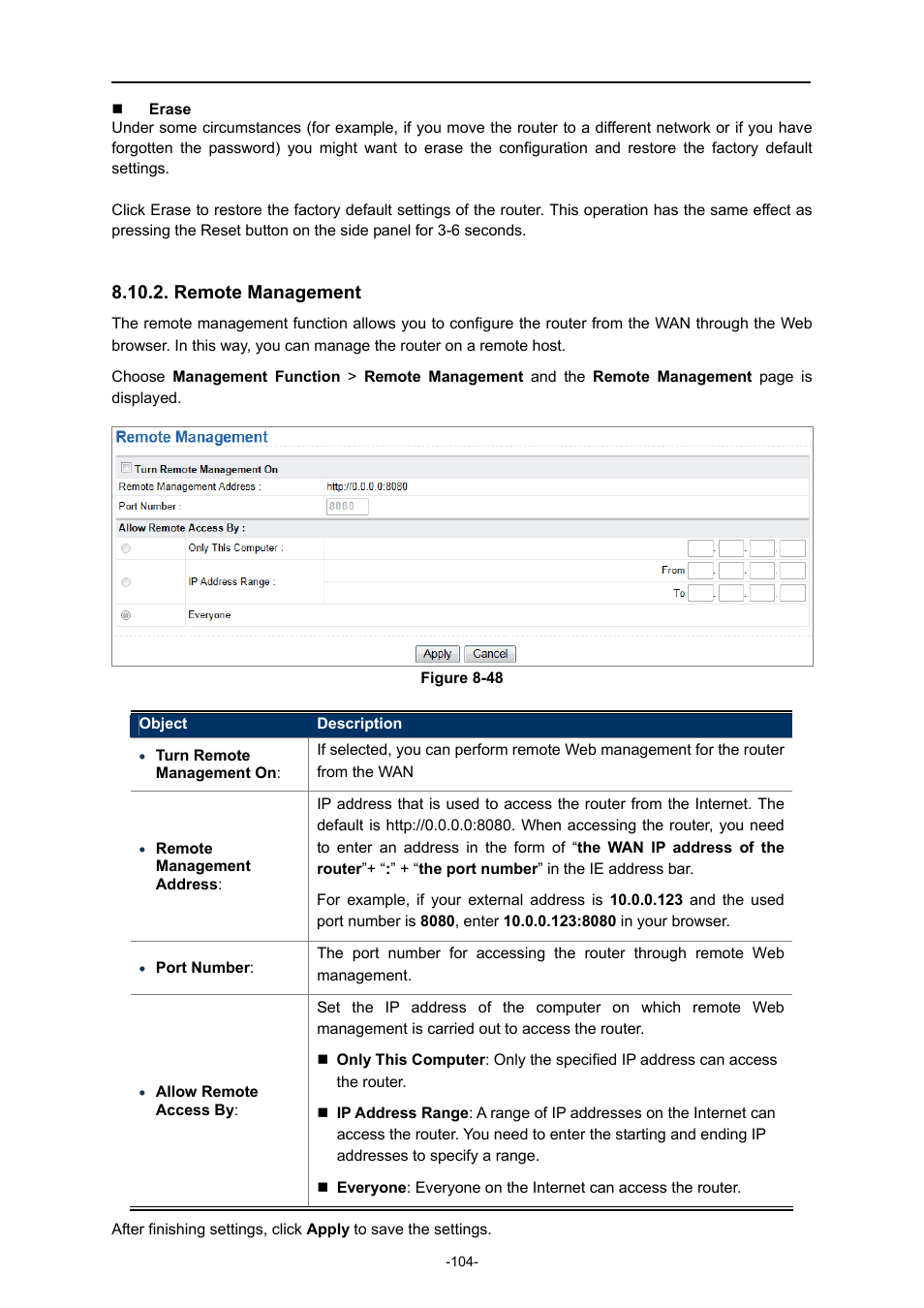 Remote management | PLANET WNAP-1260 User Manual | Page 112 / 154