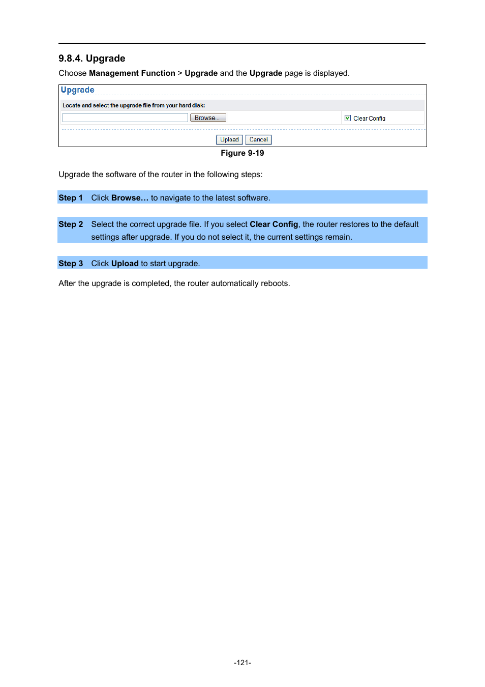 Upgrade | PLANET WNAP-1260 User Manual | Page 129 / 154