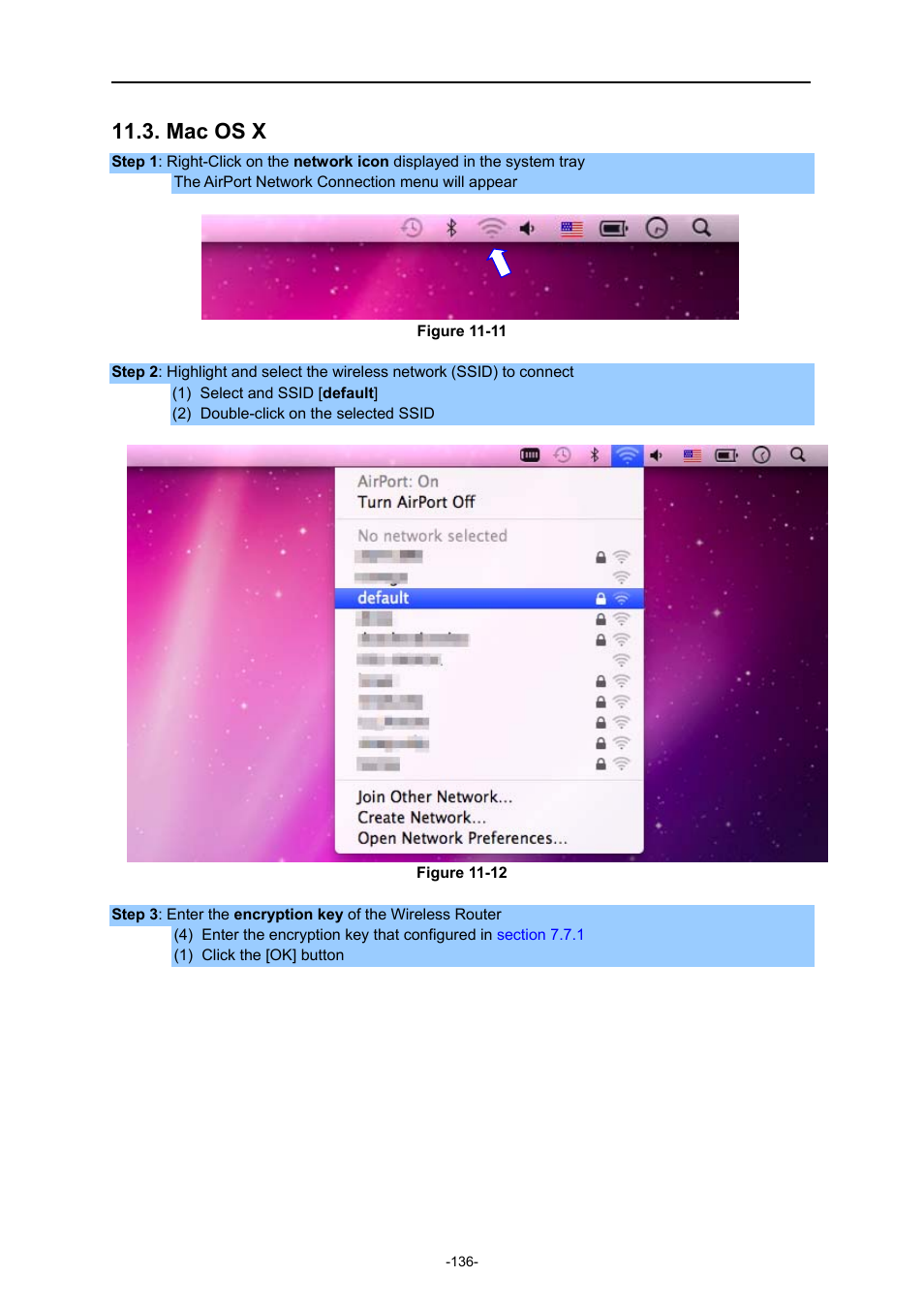 Mac os x | PLANET WNAP-1260 User Manual | Page 144 / 154
