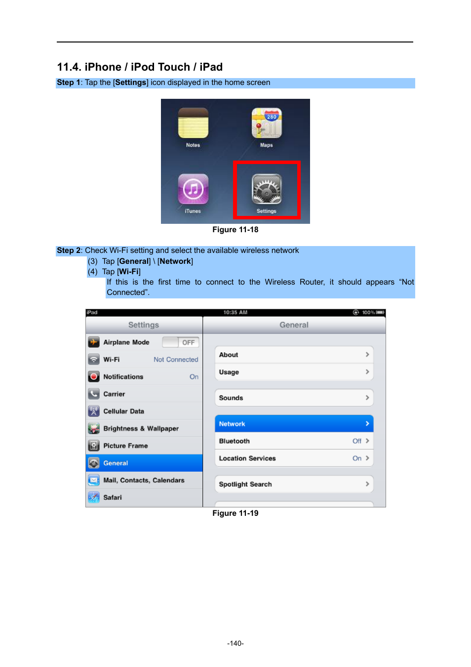Iphone / ipod touch / ipad | PLANET WNAP-1260 User Manual | Page 148 / 154