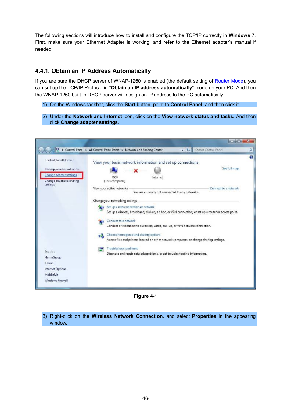 Obtain an ip address automatically | PLANET WNAP-1260 User Manual | Page 24 / 154