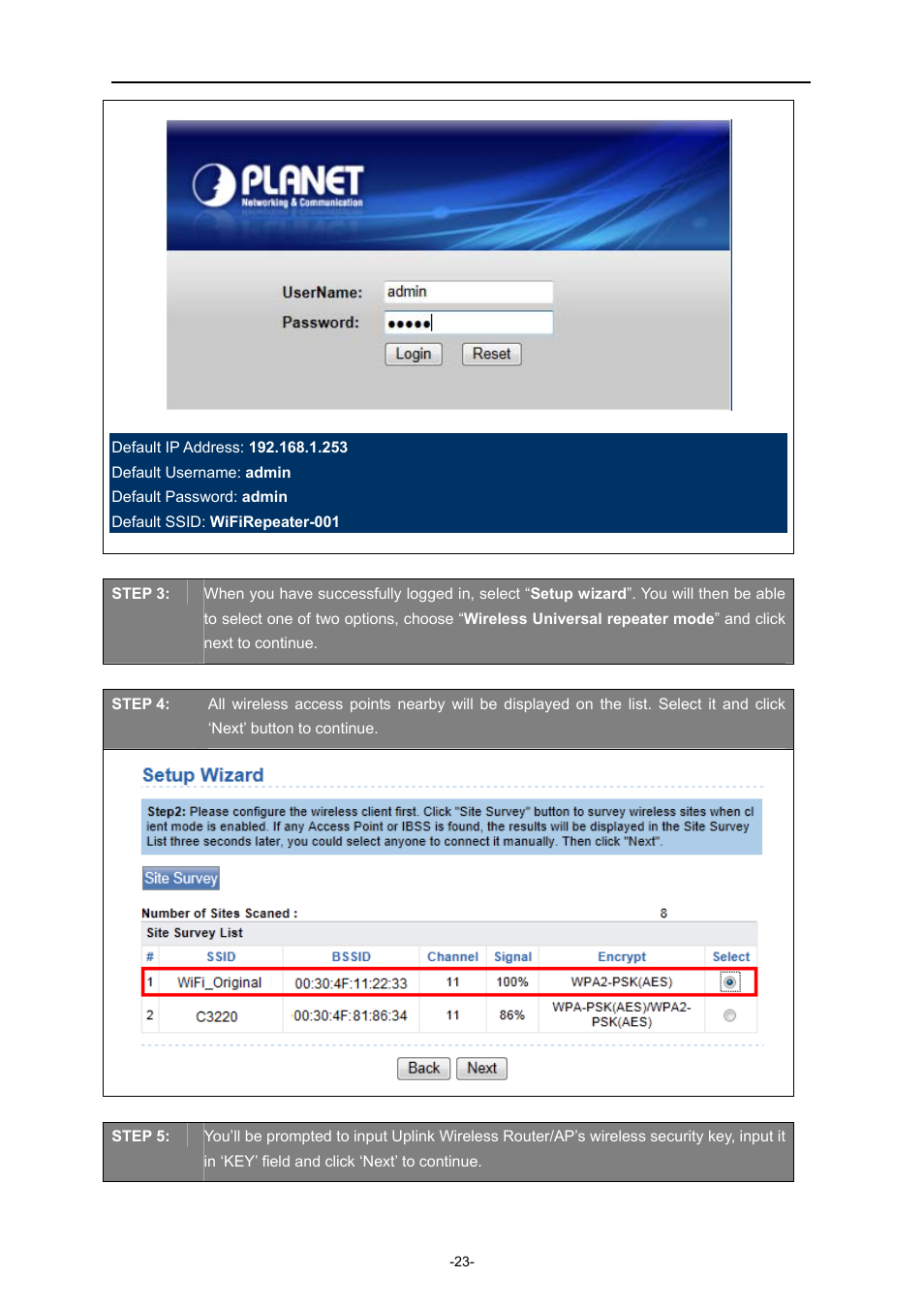 PLANET WNAP-1260 User Manual | Page 31 / 154
