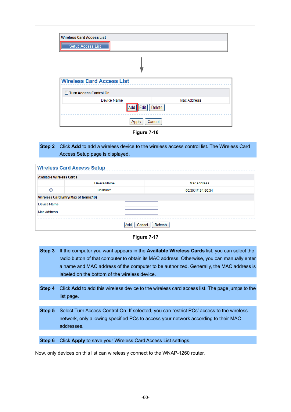 PLANET WNAP-1260 User Manual | Page 68 / 154