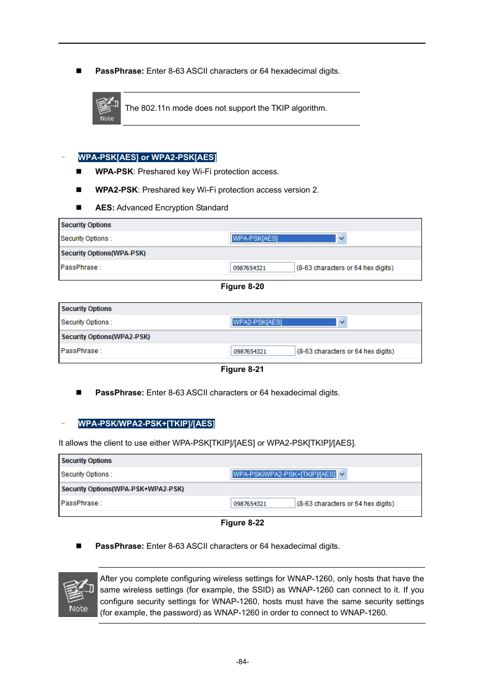 PLANET WNAP-1260 User Manual | Page 92 / 154