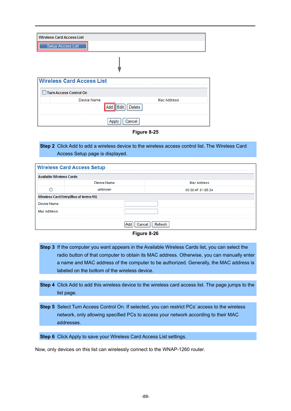PLANET WNAP-1260 User Manual | Page 96 / 154
