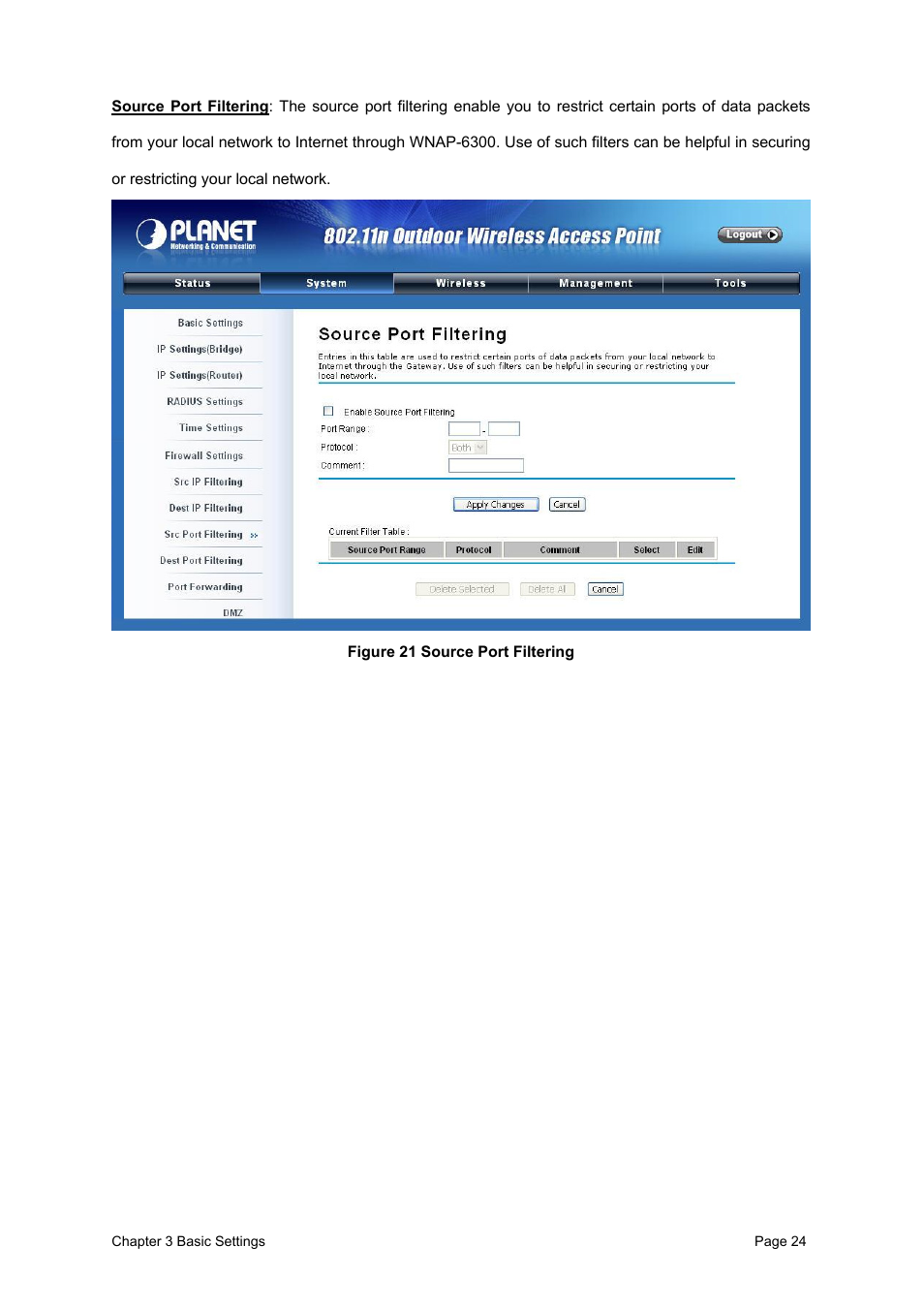 PLANET WNAP-6300 User Manual | Page 33 / 66